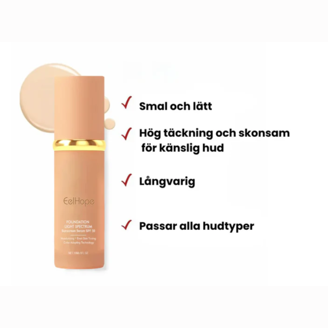 FlawlessRadiance 4-i-1 Foundation | Återfuktande, Hållbar Lyster för Jämn Hudton