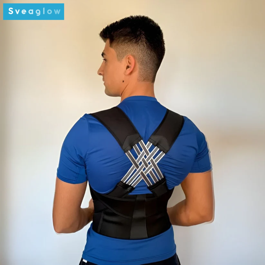 PosturePro Ryggstöd | Ergonomisk Hållningskorrigerare & Smärtlindring