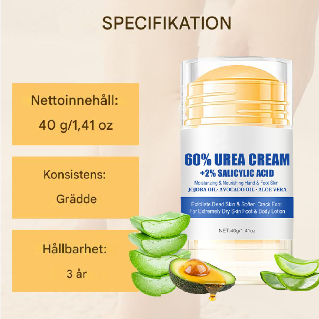 Intensivt Återfuktande Fotkräm | Formel Mot Sprickor