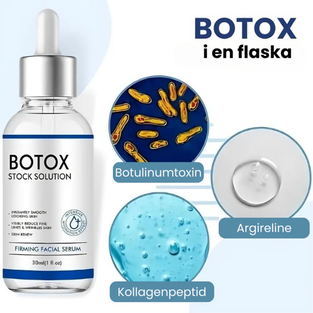 Botox Ansiktsserum | Avancerad Anti-Rynk Formel med Argireline & Kollagenpeptider