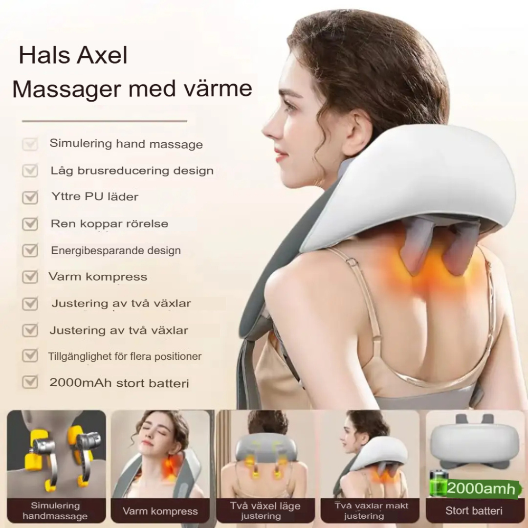 FlexRelief 6D Nackmassage: Omedelbar Lättnad När Som Helst, Var Som Helst