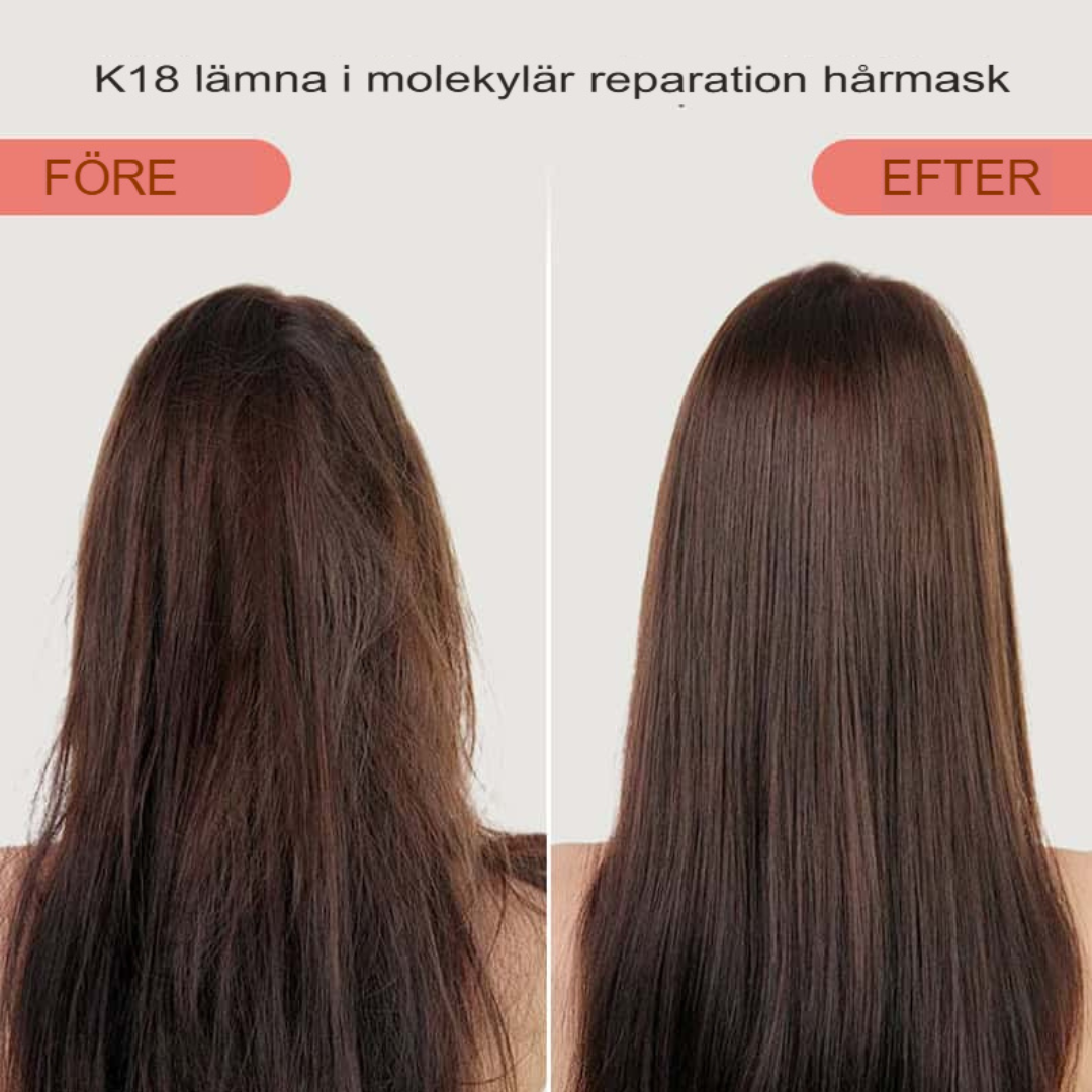 K18 Leave-In Reparationshårsmask | Molekylär Formel för Ultimat Håråterställning