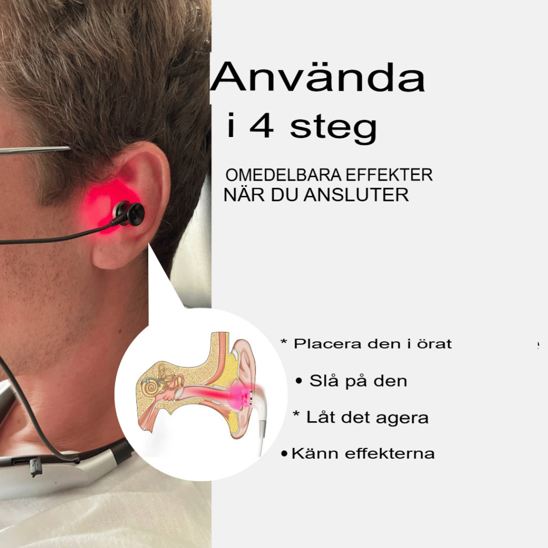 Rött Ljus Terapi Hörlurar för Tinnitus | Målriktad Lättnad för Öronhälsa