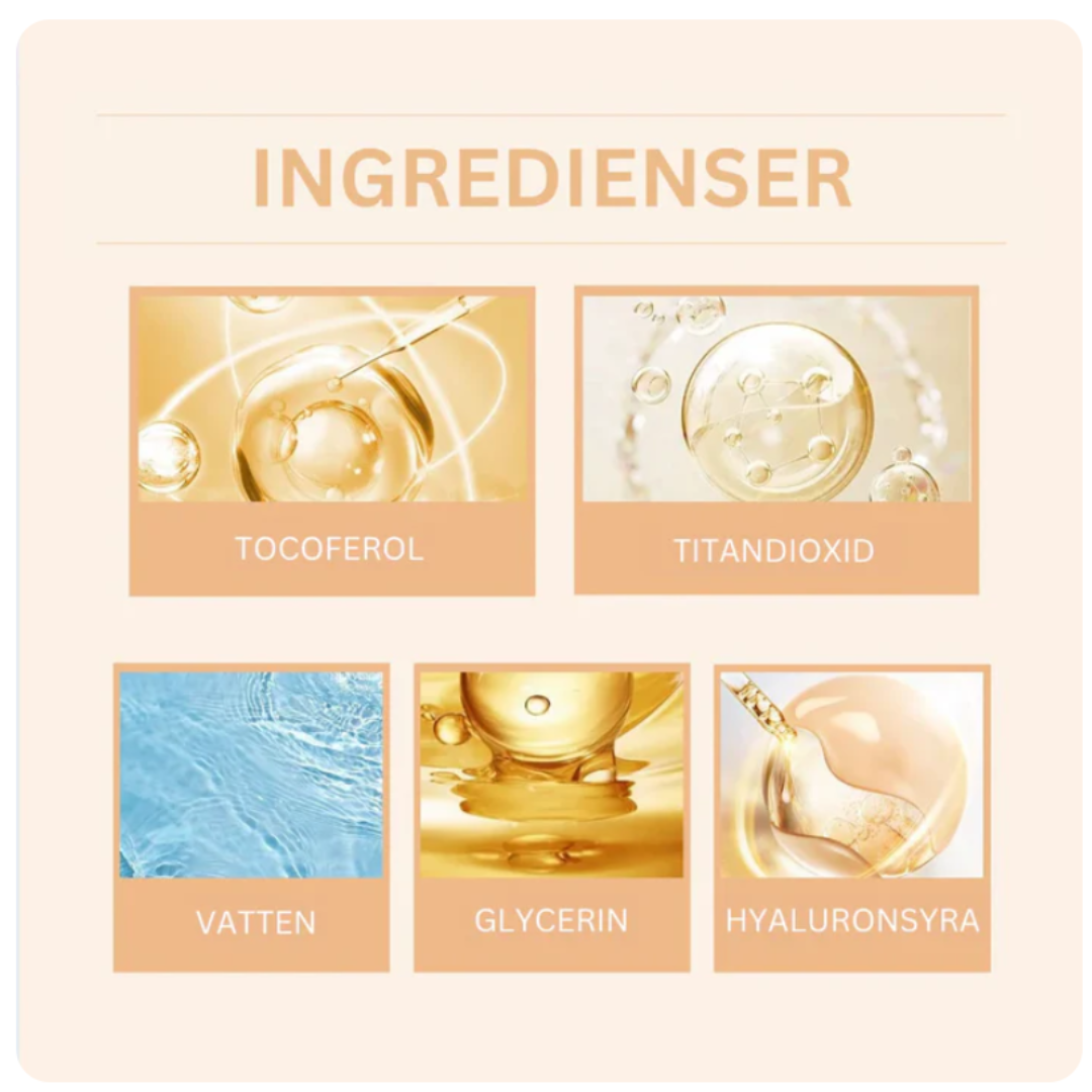 FlawlessRadiance 4-i-1 Foundation | Återfuktande, Hållbar Lyster för Jämn Hudton