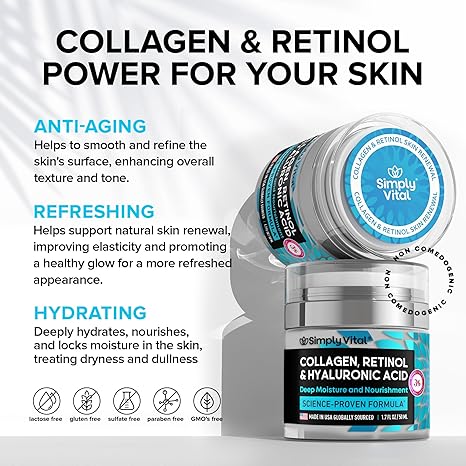 SimplyVital Ansiktsfuktighetskräm Kollagenkräm