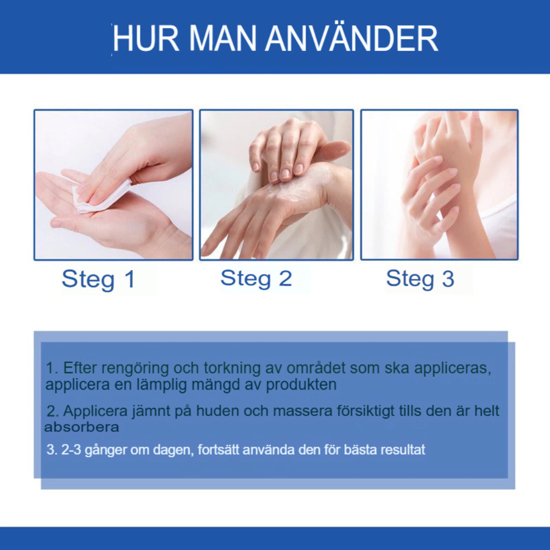 TotalRepair Antisprickkräm | Intensiv Återfuktande Behandling för Händer & Fötter