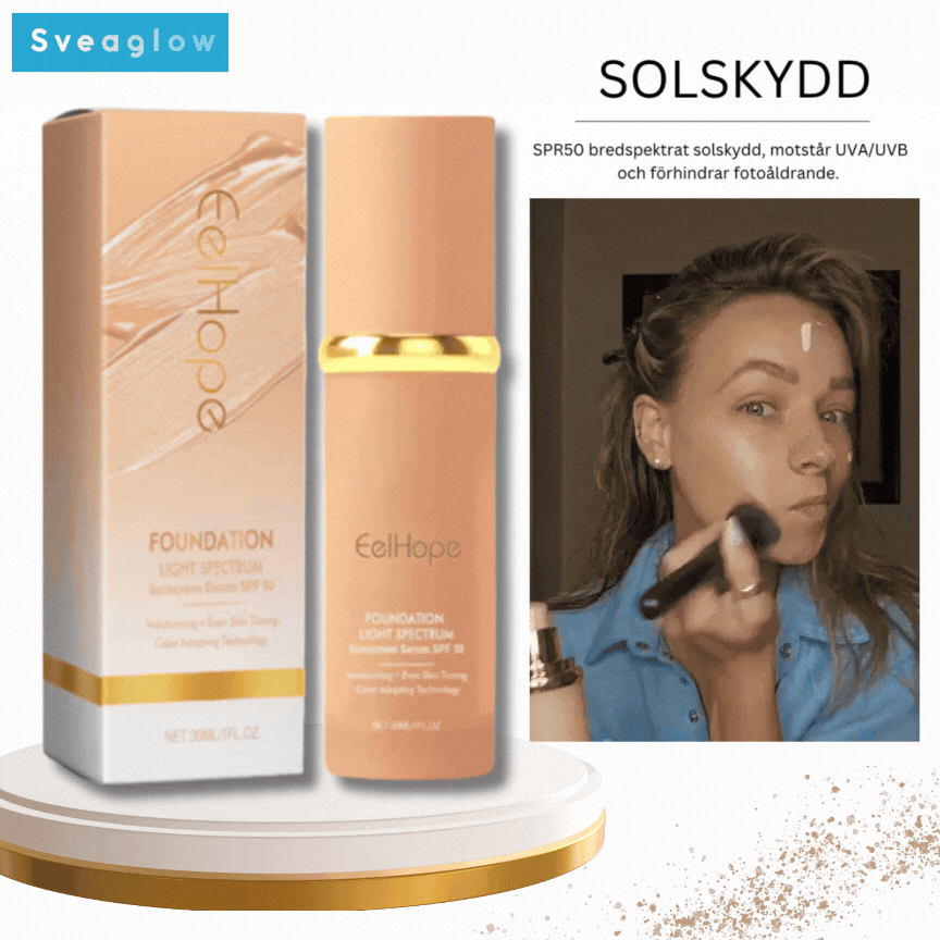 FlawlessRadiance 4-i-1 Foundation | Återfuktande, Hållbar Lyster för Jämn Hudton