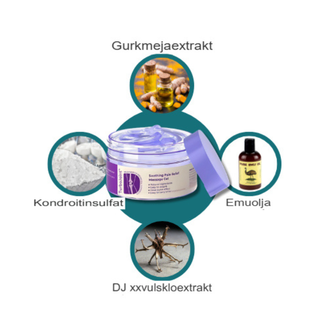 RapidRelief Ledmassagegel | Snabbverkande Smärtlindrings- och Återhämtningsformel