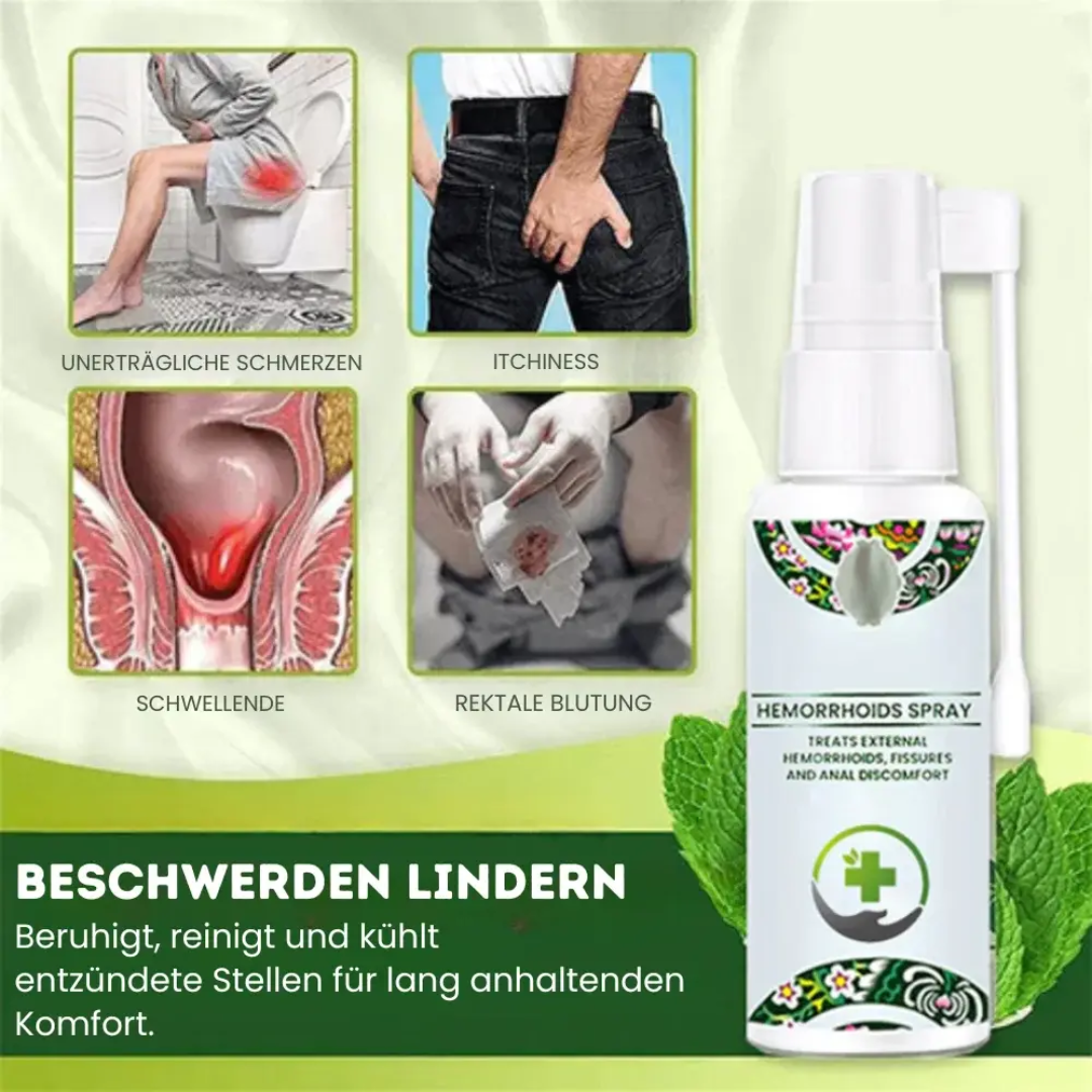 EaseSpray | Sofortige Linderung Kräuterspray gegen Hämorrhoiden