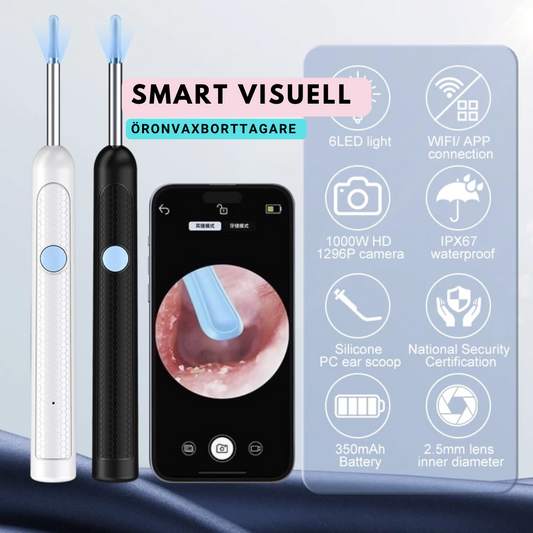 Smart Visuell Öronvaxborttagare | Mini Kamera Öronrengörare
