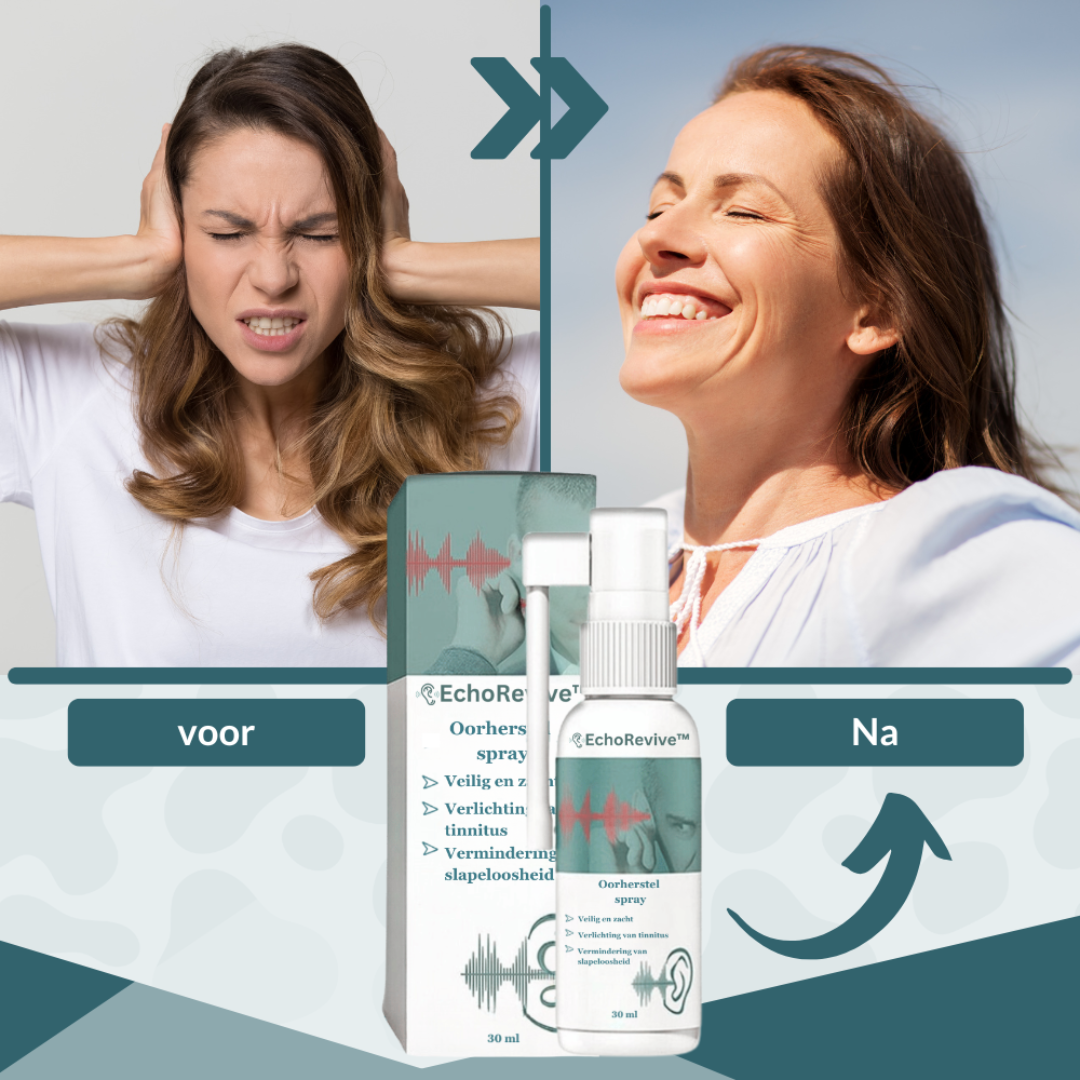 EchoRevive Hörselspray | Snabb Lindring av Tinnitus & Återställning av Hörseln