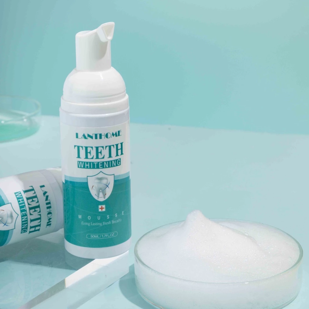 BrightSmile Vit Skum | Omedelbar Tandblekning & Fräsch Andedräktsformel