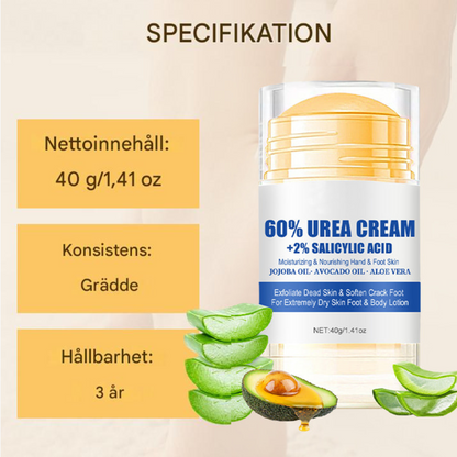 Intensivt Återfuktande Fotkräm | Formel Mot Sprickor