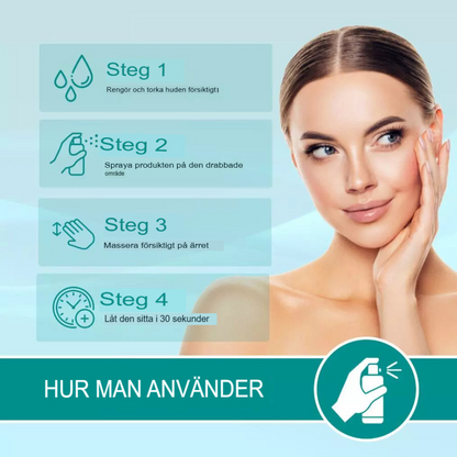 Avancerad Spray för Ärrborttagning | Snabb Läkning & Hudreparation