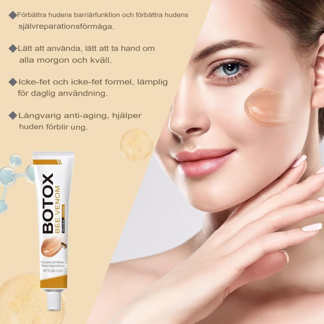 Botox | Slät, ungdomlig hud – Beställ nu! 🐝✨