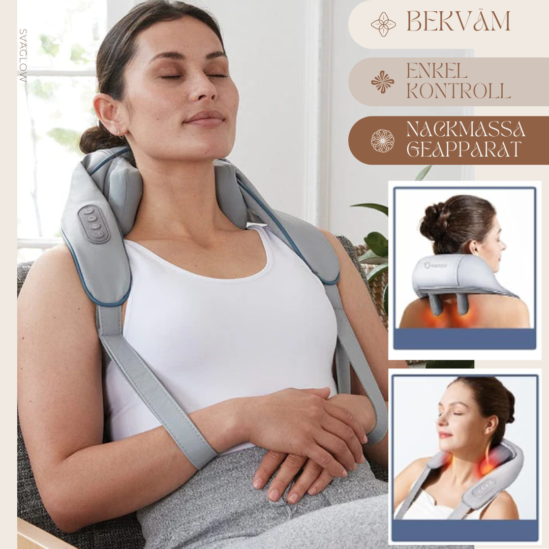 FlexRelief 6D Nackmassage: Omedelbar Lättnad När Som Helst, Var Som Helst