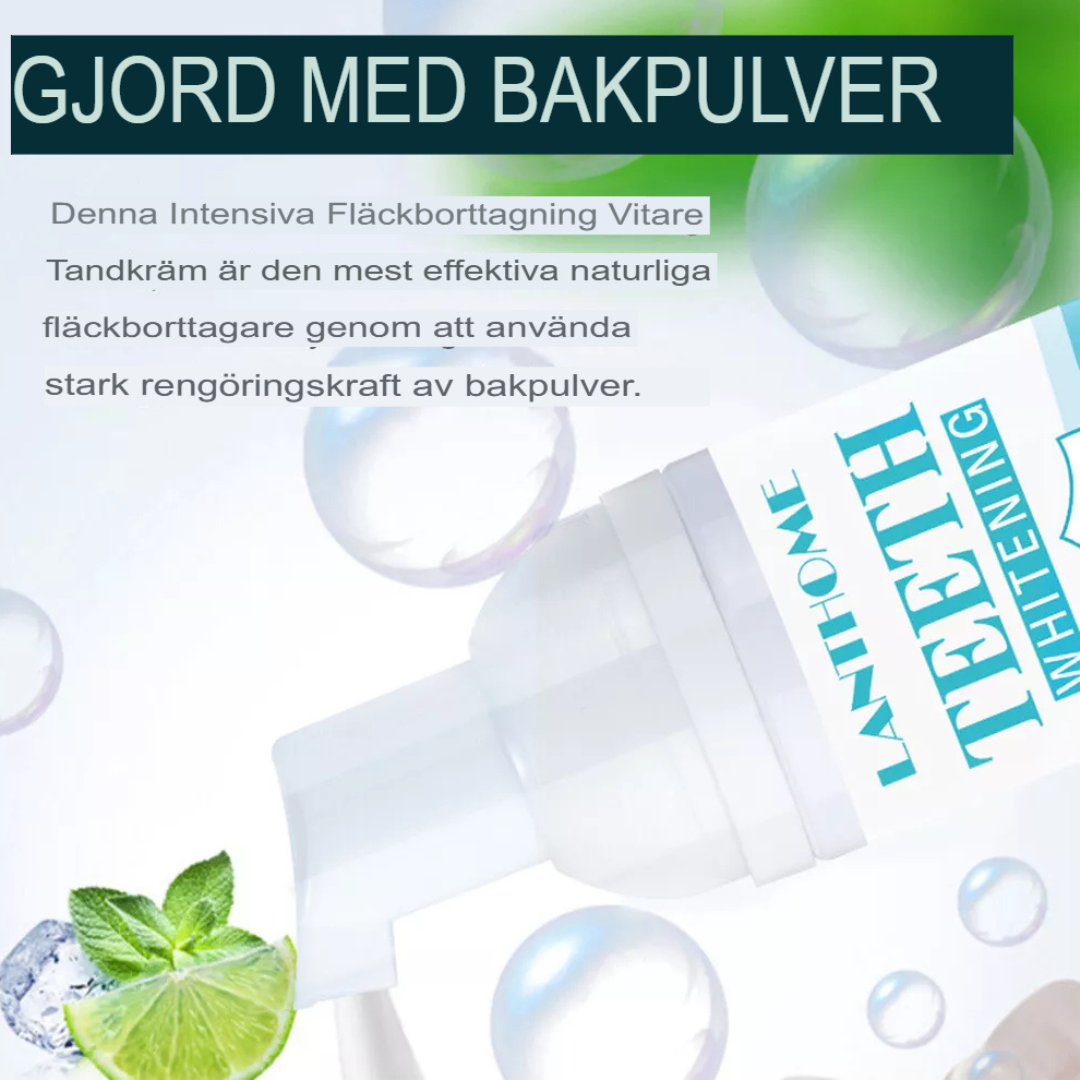 BrightSmile Vit Skum | Omedelbar Tandblekning & Fräsch Andedräktsformel
