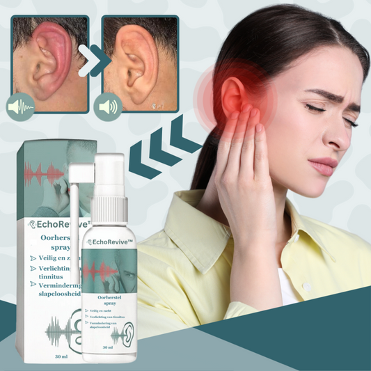 EchoRevive Hörselspray | Snabb Lindring av Tinnitus & Återställning av Hörseln