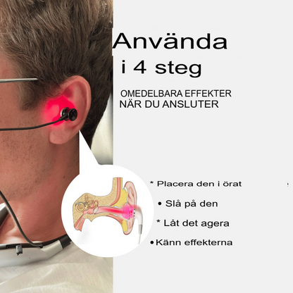 Rött Ljus Terapi Hörlurar för Tinnitus | Målriktad Lättnad för Öronhälsa