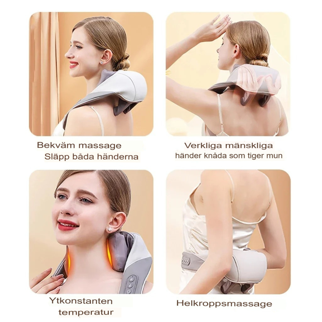 FlexRelief 6D Nackmassage: Omedelbar Lättnad När Som Helst, Var Som Helst
