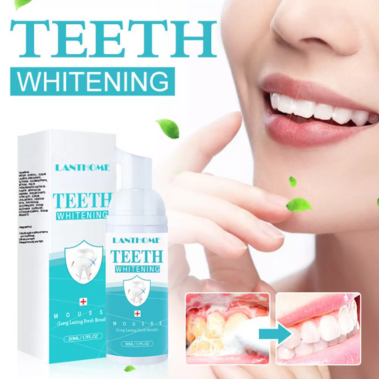 BrightSmile Vit Skum | Omedelbar Tandblekning & Fräsch Andedräktsformel