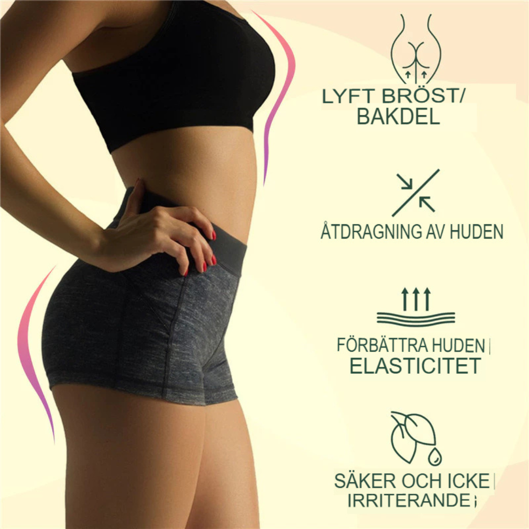 Kollagen Lyft & Fyll Kroppsolja | Naturlig Uppstramande Olja för Stuss & Bröstförstoring
