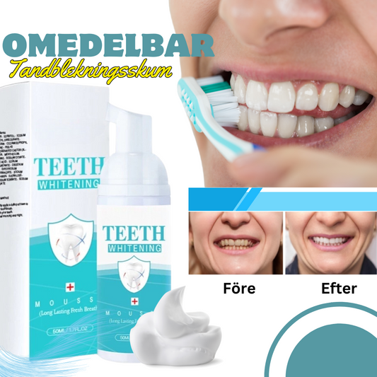 Omedelbar Tandblekningsskum | Snabbverkande Dental Förbättrare
