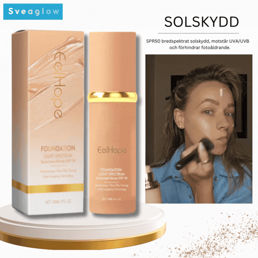 FlawlessRadiance 4-i-1 Foundation | Återfuktande, Hållbar Lyster för Jämn Hudton