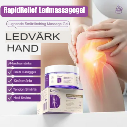 RapidRelief Ledmassagegel | Snabbverkande Smärtlindrings- och Återhämtningsformel