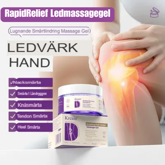 RapidRelief Ledmassagegel | Snabbverkande Smärtlindrings- och Återhämtningsformel