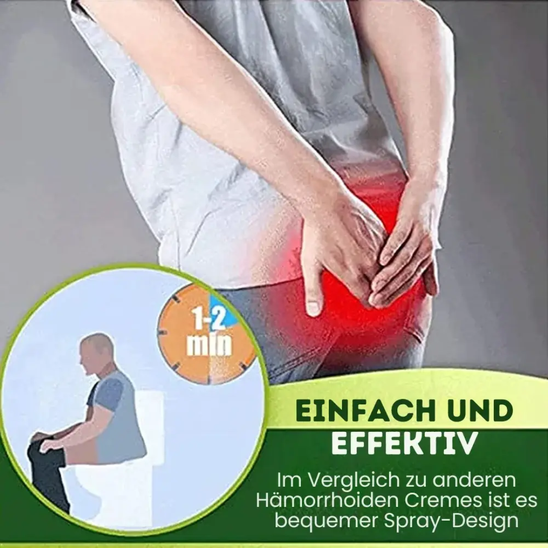 EaseSpray | Sofortige Linderung Kräuterspray gegen Hämorrhoiden