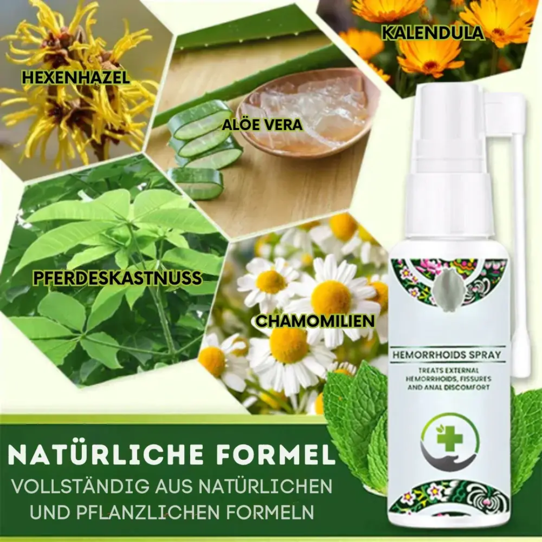 EaseSpray | Sofortige Linderung Kräuterspray gegen Hämorrhoiden