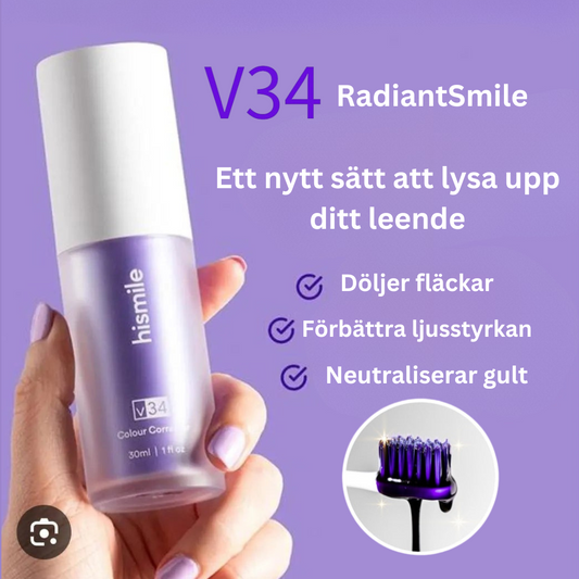 RadiantSmile | Avancerat V34 Tandblekningsserum